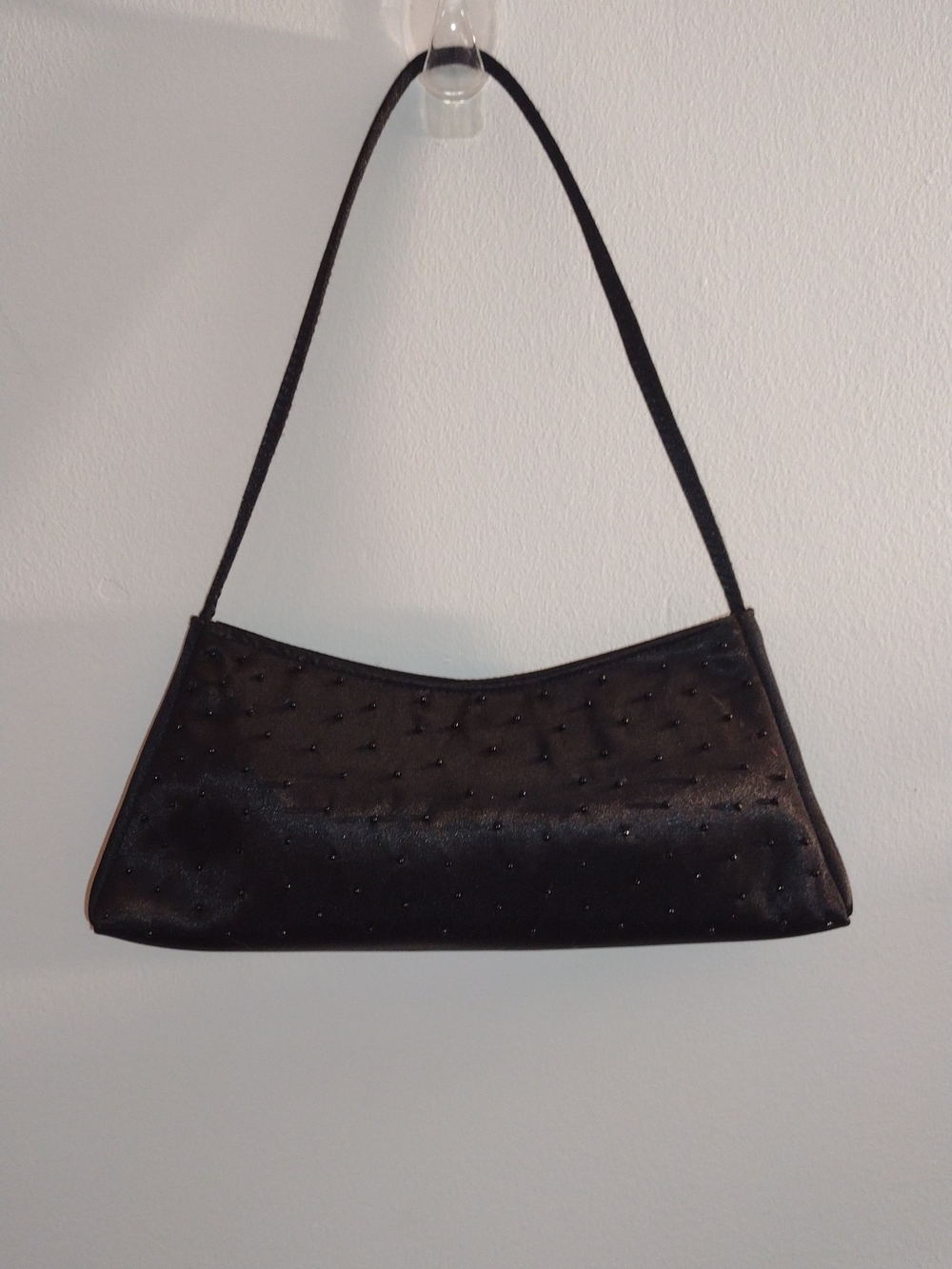 Black Evening Shoulder Bag - Unbranded